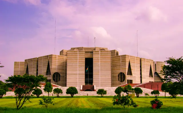 National Parliament - one of the things to do in dhaka is to visit this architectural majesty